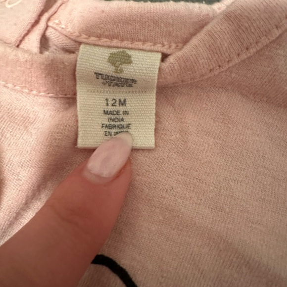 Tucker and Tate bunny tshirt ruffle sleeve 12m - Picture 2 of 3
